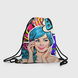 Рюкзак-мешок Pop art, цвет: 3D-принт