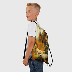Рюкзак-мешок Охота на утку, цвет: 3D-принт — фото 2