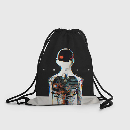 Мешок для обуви Three Days Grace: Skeleton / 3D-принт – фото 1