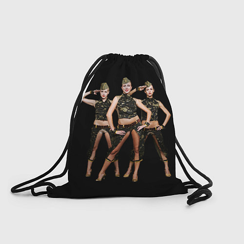 Мешок для обуви Армейские девушки / 3D-принт – фото 1