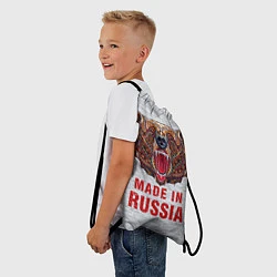 Рюкзак-мешок Bear: Made in Russia, цвет: 3D-принт — фото 2
