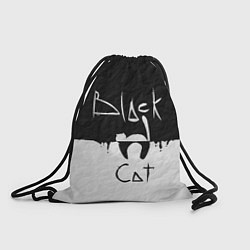 Рюкзак-мешок Black cat, цвет: 3D-принт