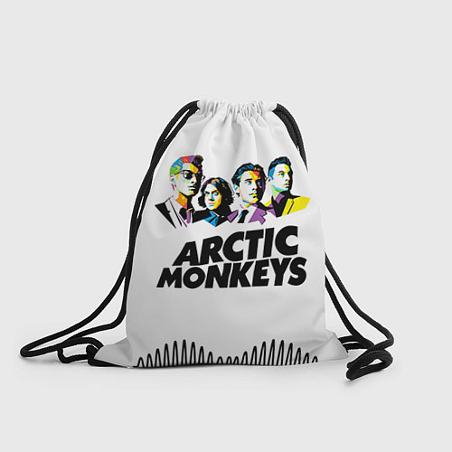 Мешок для обуви Arctic Monkeys: Music Wave / 3D-принт – фото 1
