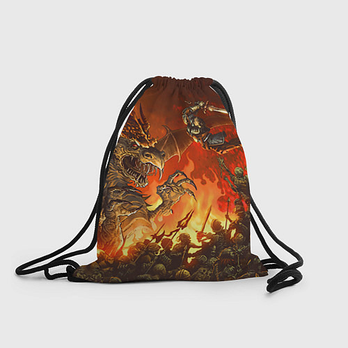 Мешок для обуви Dark Souls: Fire Dragon / 3D-принт – фото 1