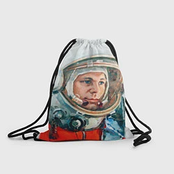 Рюкзак-мешок Гагарин в полете, цвет: 3D-принт
