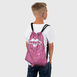 Рюкзак-мешок Невеста, цвет: 3D-принт — фото 2