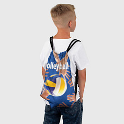 Рюкзак-мешок Волейбол играют все, цвет: 3D-принт — фото 2