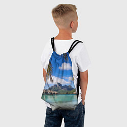 Рюкзак-мешок Бора-Бора, цвет: 3D-принт — фото 2