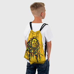 Рюкзак-мешок Боб Марли, цвет: 3D-принт — фото 2