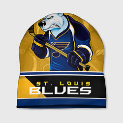 Шапка St. Louis Blues, цвет: 3D-принт