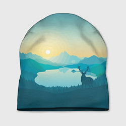 Шапка Олень у озера, цвет: 3D-принт