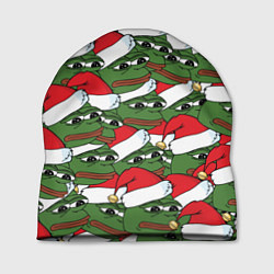 Шапка Sad frog new year