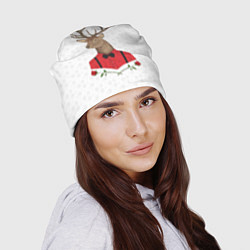 Шапка Christmas Deer, цвет: 3D-принт — фото 2