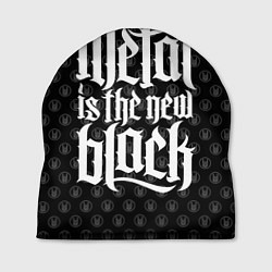 Шапка Metal is the new Black, цвет: 3D-принт