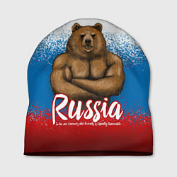 Шапка Russian Bear, цвет: 3D-принт