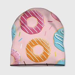 Шапка Кремовые пончики, цвет: 3D-принт