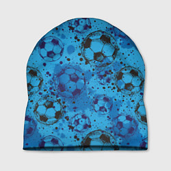 Шапка Футбольные мячи, цвет: 3D-принт