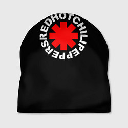 Шапка Red Hot chili peppers logo on black, цвет: 3D-принт