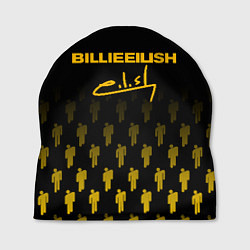 Шапка Billie Eilish: Yellow & Black Autograph, цвет: 3D-принт