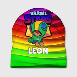 Шапка BRAWL STARS LEON, цвет: 3D-принт