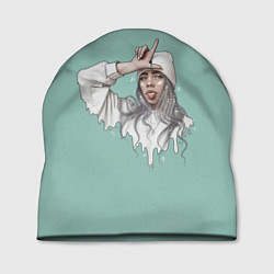 Шапка Billie Eilish Mint Art