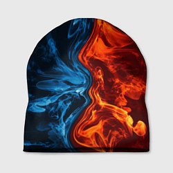 Шапка Огонь и вода, цвет: 3D-принт