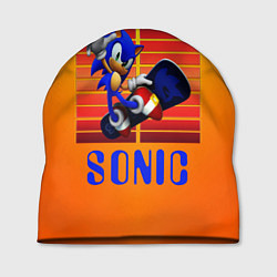 Шапка Sonic - Соник, цвет: 3D-принт