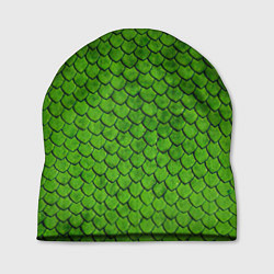 Шапка Зелёная чешуя, цвет: 3D-принт
