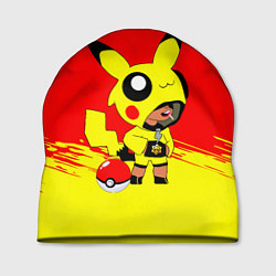 Шапка Brawl starsLeon pikachu