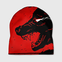 Шапка Красный волк 3D, цвет: 3D-принт