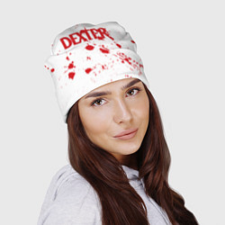 Шапка Dexter logo Декстер брызги крови, цвет: 3D-принт — фото 2