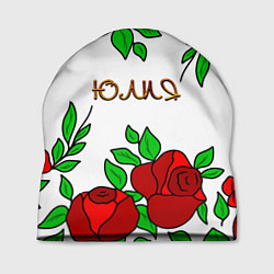 Шапка Юлия в розах, цвет: 3D-принт