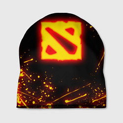 Шапка DOTA 2 FIRE LOGO ДОТА 2 ОГНЕННЫЙ ЛОГО, цвет: 3D-принт