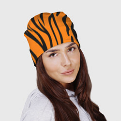 Шапка Текстура тиграtiger, цвет: 3D-принт — фото 2