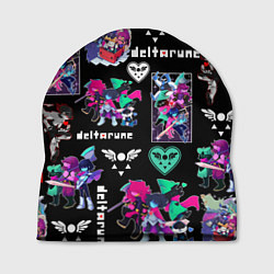 Шапка DELTARUNE PATTERN ART ГЕРОИ ДЕЛЬТАРУН, цвет: 3D-принт