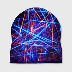 Шапка Neon pattern Fashion 2055, цвет: 3D-принт