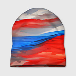 Шапка Флаг России в красках, цвет: 3D-принт