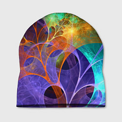 Шапка Растительный абстрактный паттерн Лето Floral Abstr, цвет: 3D-принт