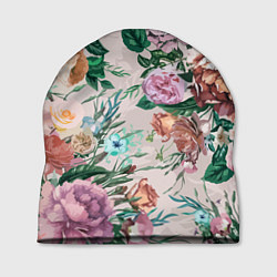 Шапка Color floral pattern Expressionism Summer, цвет: 3D-принт