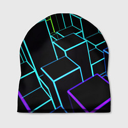 Шапка Неоновый эквалайзер, цвет: 3D-принт