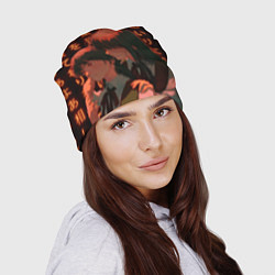 Шапка Макима и Митака - Человек-бензопила, цвет: 3D-принт — фото 2