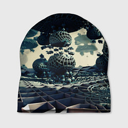 Шапка Трехмерный готический фрактал, цвет: 3D-принт