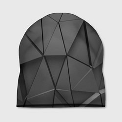 Шапка Треугольники серые, цвет: 3D-принт