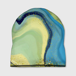 Шапка Сине-зеленый агат, цвет: 3D-принт