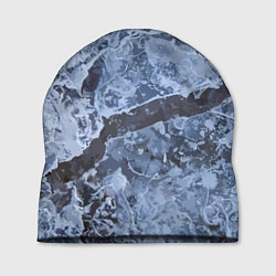 Шапка Лёд - зимняя текстура, цвет: 3D-принт
