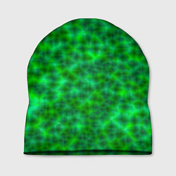 Шапка Абстрактные зелёные волны - текстура, цвет: 3D-принт