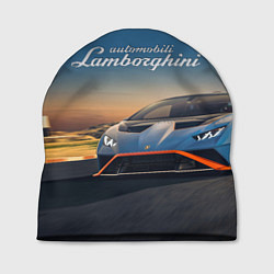 Шапка Lamborghini Huracan STO - car racing, цвет: 3D-принт