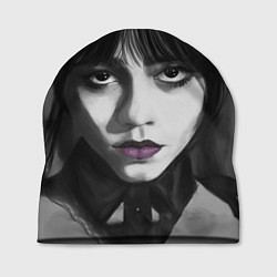 Шапка Уэнсдэй: рисунок