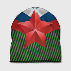 Шапка Звезда на фоне флага, цвет: 3D-принт