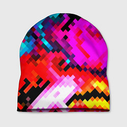 Шапка Pixel neon mosaic